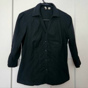 Black Button-Up Shirt